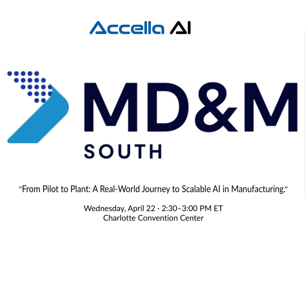 MD&M South Conference logo and session title and time